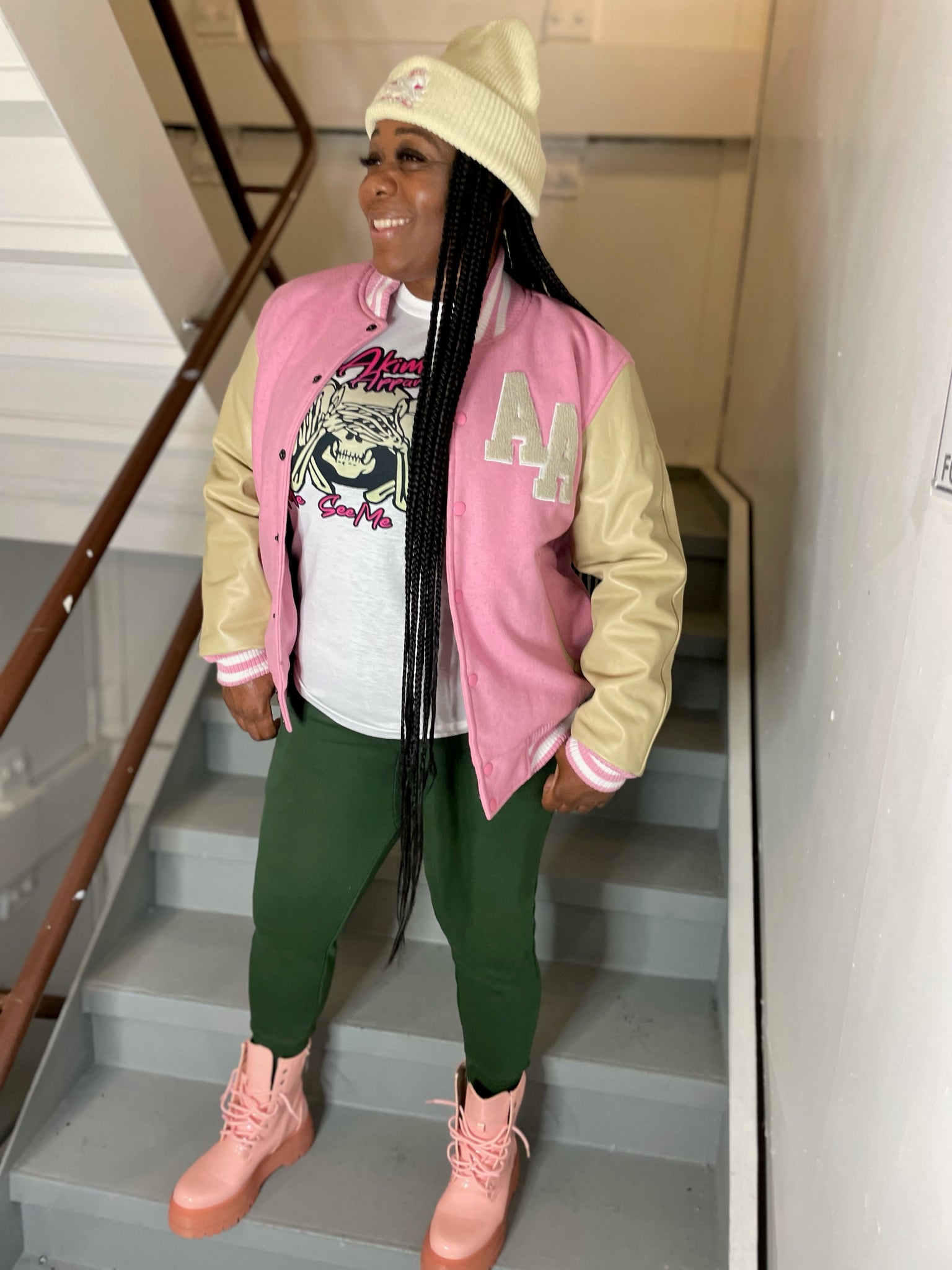 HEAR ME, SEE ME, SAY IT VARISTY JACKETS