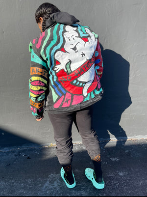CUSTOM "GHOST BUSTER" PAINT JACKET