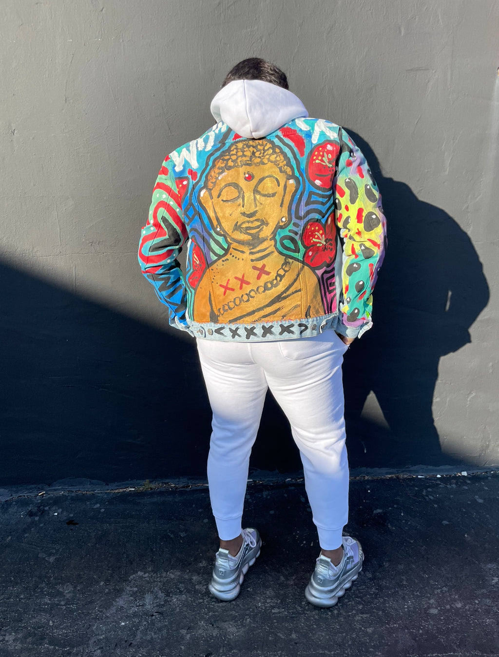 CUSTOM "WISH ME LUCK" PAINT JACKET